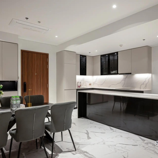 Cho Thuê 2PN+1 Full Nội Thất Tại Crest Residence, View Sông Trực Diện Landmark 81 - Metropole Thủ Thiêm 