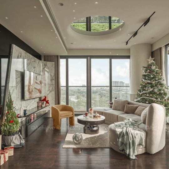 Cho Thuê Căn Hộ 3PN Full Nội Thất, Tầm Nhìn Mê Hồn Tại Cove Residences - Empire City