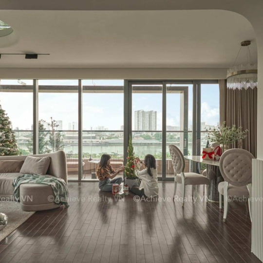 Cho Thuê Căn Hộ 3PN Full Nội Thất, Tầm Nhìn Mê Hồn Tại Cove Residences - Empire City