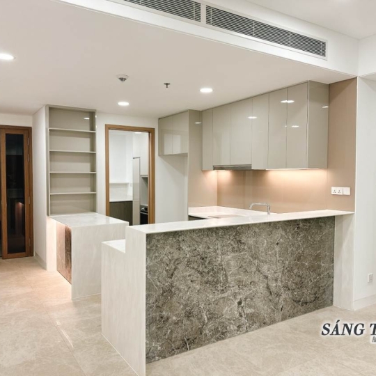 Cho thuê căn hộ 4PN The River Thủ Thiêm Nội Thất Cơ Bản 202m2, Thang Máy Riêng, View Trực Diện Sông