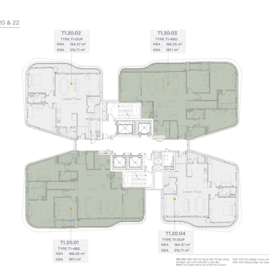 Bán căn Duplex dự án Zeit River Thủ Thiêm diện tích 215m2 view Quận 1