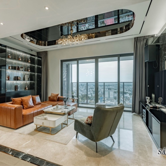 Bán Căn Hộ 4 Phòng Ngủ The Marq Full Nội Thất 145m2, View Thành Phố Trung Tâm Sài Gòn