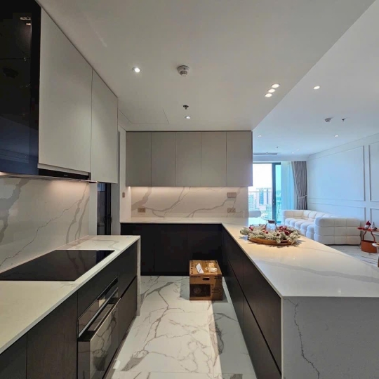 Cho Thuê Căn Hộ 2PN+1 Full Nội Thất tại Crest Residence, View Sông Trực Diện Landmark 81 - Metropole Thủ Thiêm