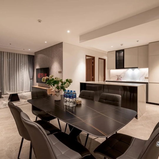 Cho Thuê Căn Hộ 3 Phòng Tại Crest Residence, Full Nội Thất,  View Sông Trực Diện - Metropole Thủ Thiêm 