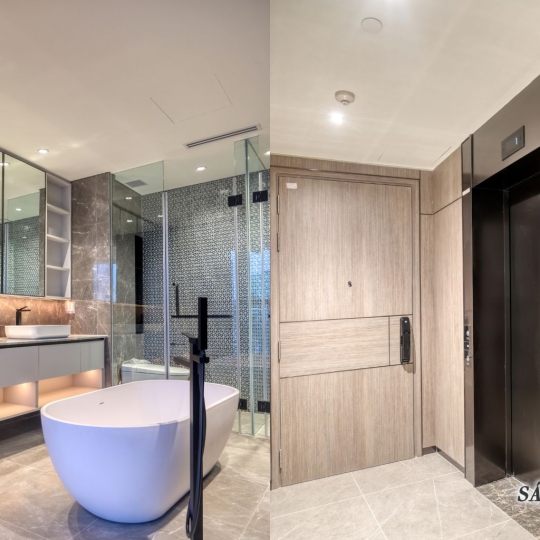 Cho thuê 4 Phòng ngủ Opera Residence Nội Thất Cơ Bản 180m2, thang máy riêng, view Quận 1 - Metropole Thủ Thiêm