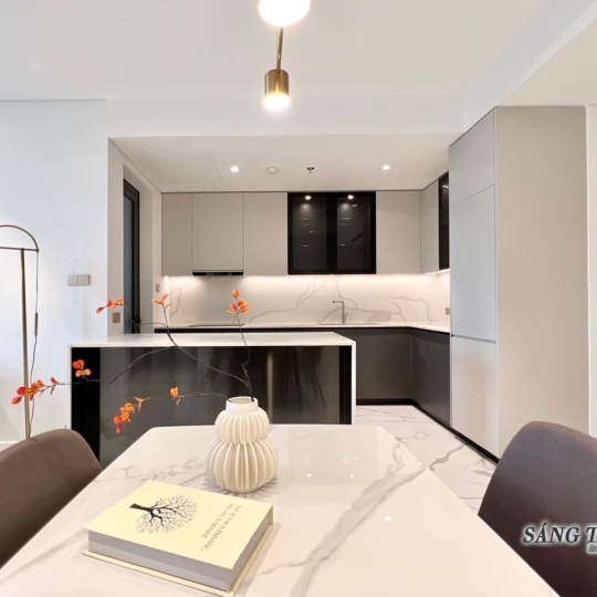 Cho Thuê 2 Phòng Ngủ Full Nội Thất tại The Crest, View Sông Trực Diện Landmark 81 - Metropole Thủ Thiêm