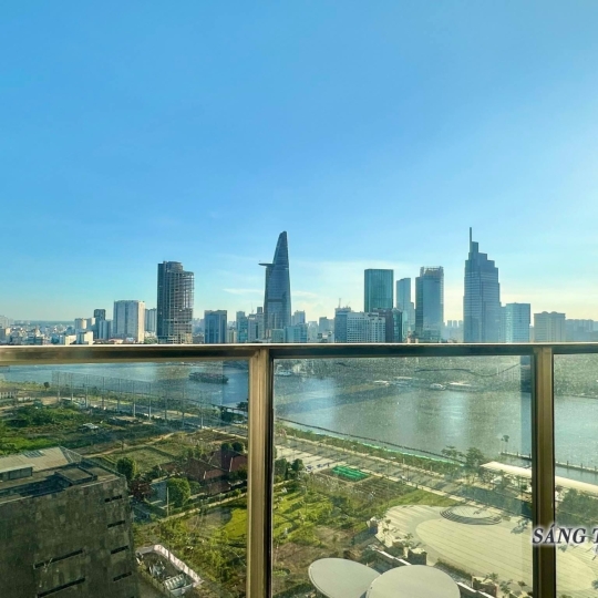Cho Thuê Căn Hộ 2PN Nội Thất Cơ Bản Opera Residences, View Sông Trực Diện Bitexco Quận 1 - Metropole Thủ Thiêm
