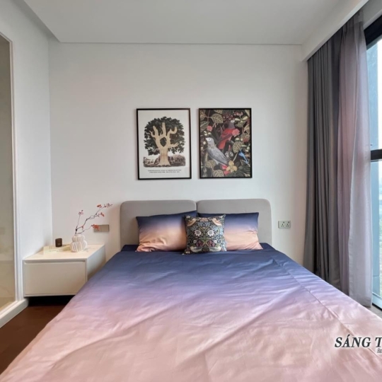Cho Thuê 2 Phòng Ngủ Full Nội Thất tại The Crest, View Sông Trực Diện Landmark 81 - Metropole Thủ Thiêm