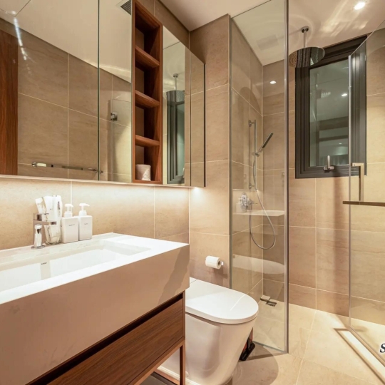 Cho Thuê Căn Hộ 3 Phòng Tại Crest Residence, Full Nội Thất,  View Sông Trực Diện - Metropole Thủ Thiêm 
