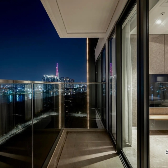 Cho Thuê Căn Hộ 3 Phòng Tại Crest Residence, Full Nội Thất,  View Sông Trực Diện - Metropole Thủ Thiêm 
