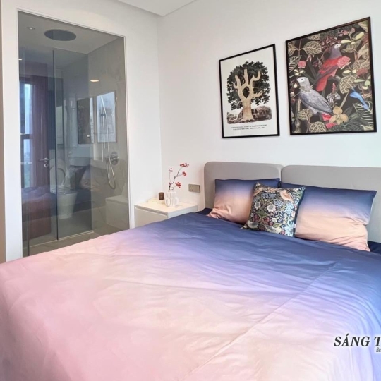 Cho Thuê 2 Phòng Ngủ Full Nội Thất tại The Crest, View Sông Trực Diện Landmark 81 - Metropole Thủ Thiêm