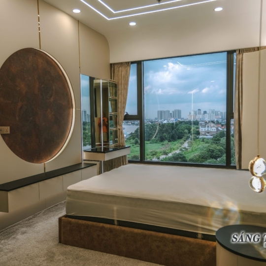 Cho thuê 4 Phòng Ngủ The River Thủ Thiêm 202m2, thang máy riêng, view Landmark81, cầu Thủ Thiêm