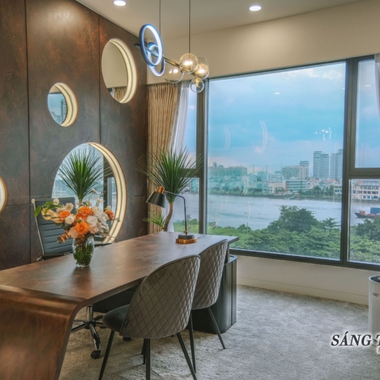 Cho thuê 4 Phòng Ngủ The River Thủ Thiêm 202m2, thang máy riêng, view Landmark81, cầu Thủ Thiêm