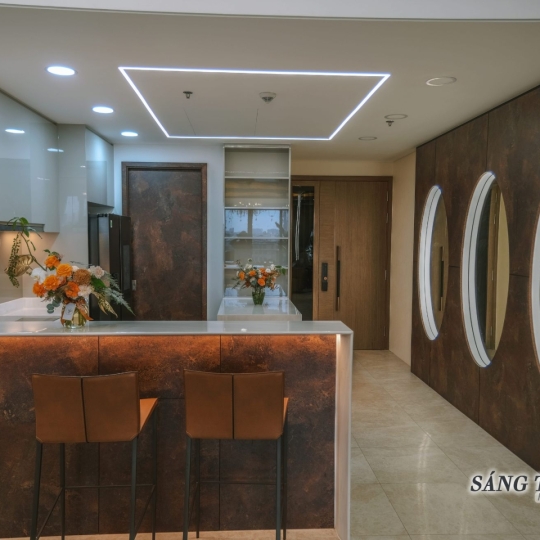 Cho thuê 4 Phòng Ngủ The River Thủ Thiêm 202m2, thang máy riêng, view Landmark81, cầu Thủ Thiêm