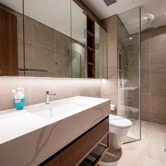 Cho Thuê 2PN+1 Full Nội Thất Tại Crest Residence, View Sông Trực Diện Landmark 81 - Metropole Thủ Thiêm 