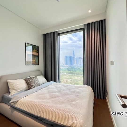 Cho Thuê 2 Phòng Ngủ Full Nội Thất tại The Crest, View Sông Trực Diện Landmark 81 - Metropole Thủ Thiêm